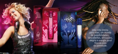 Perfumes linha Teen